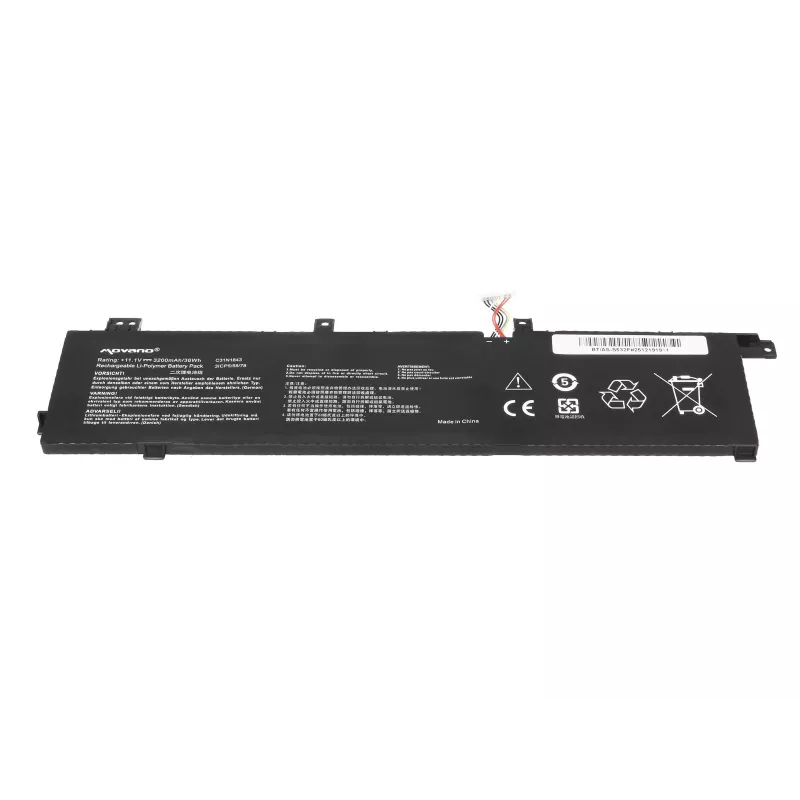 MOVANO Battery C31N1843 for Asus VivoBook S432F S432FA S432FL S532F S532FA S532FL - 3200 mAh (36 Wh)