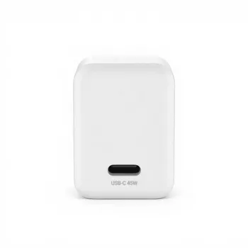Crong Ultra Compact GaN USB-C 45W PD 3.0 PPS Wall Charger (White)