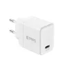 Crong Ultra Compact GaN USB-C 45W PD 3.0 PPS Wall Charger (White)