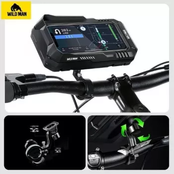 WILDMAN FK2 Bicycle Frame Bag with Smartphone Holder, Black