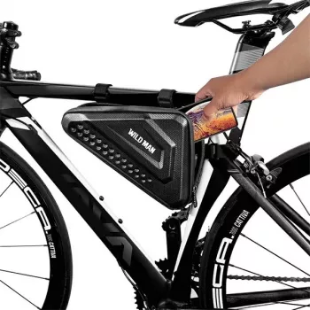 WILDMAN ES19 1L Bicycle Top Tube Bag Black