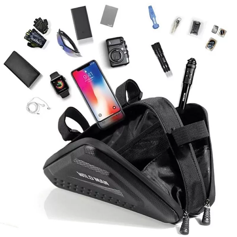 WILDMAN ES19 1L Bicycle Top Tube Bag Black