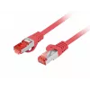 LANBERG Cat.6 S/FTP LSZH Patch Cable 20m Red Fluke Passed