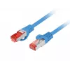 LANBERG Cat.6 S/FTP LSZH Patch Cable 20m Blue Fluke Passed