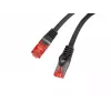 LANBERG Cat.6 S/FTP LSZH Patch Cable 20m Black Fluke Passed