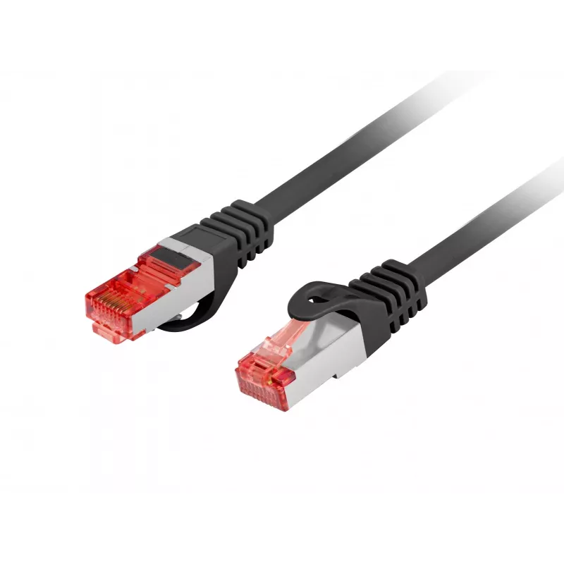 LANBERG Cat.6 S/FTP LSZH Patch Cable 20m Black Fluke Passed