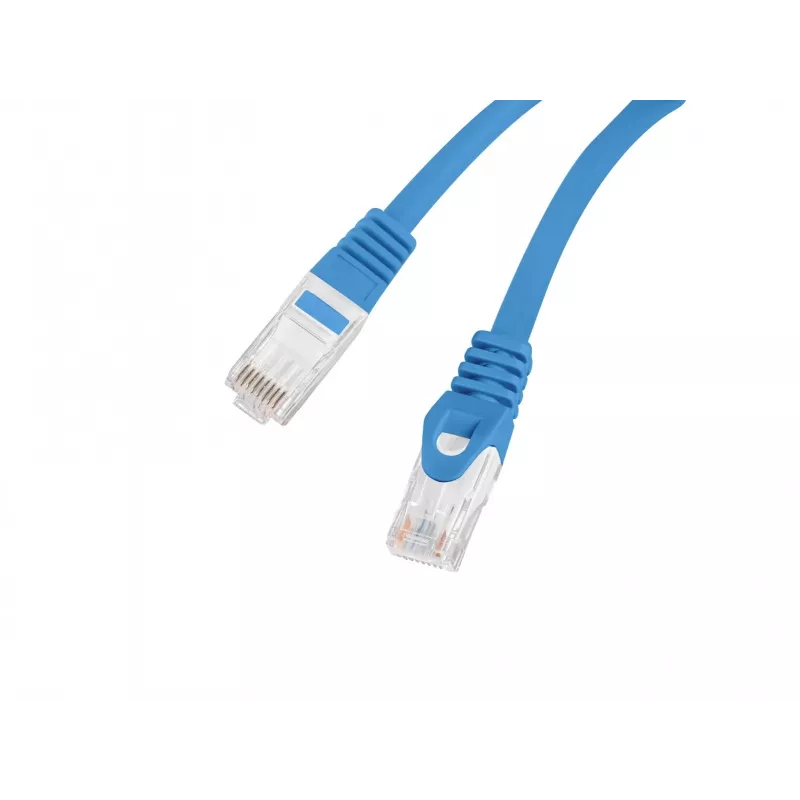 LANBERG Cat.6 UTP LSZH Patch Cable 20m Blue Fluke Passed