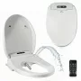 MEDIA-TECH Smart Toilet Seat MT5705 Electronic Bidet with Heated Seat, Warm Water Wash, Dryer, Deodorizer, Night Light, Remote Control
