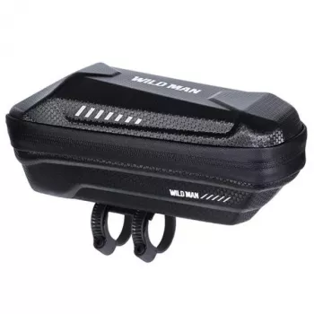 WILDMAN XS5 Frame Bag Black – Bicycle Top Tube Phone Pouch