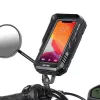 WILDMAN FK3 Bicycle Frame Bag with Phone Holder, Black