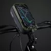 WILDMAN Bicycle Frame Bag GX330 with Phone Mount, Green