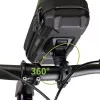 WILDMAN Bicycle Frame Bag GX330 with Phone Mount, Green