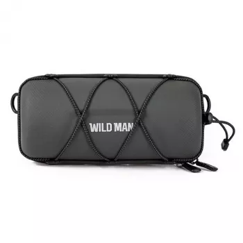 WILDMAN GD7X Bicycle Handlebar Bag / Phone Holder Black