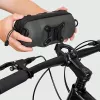 WILDMAN GD7X Bicycle Handlebar Bag / Phone Holder Black