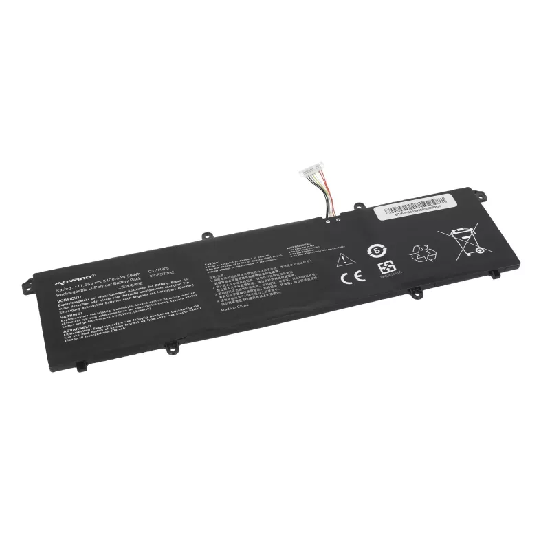 MOVANO Battery C31N1905 for ASUS VivoBook S14 M433 S433 S433FL S15 S533 S533EQ - 3400 mAh (39 Wh)