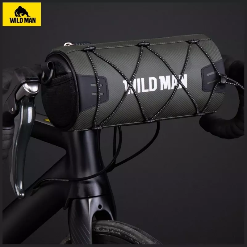 WILDMAN GX300 Bicycle Frame Bag 2L, Black