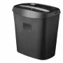 Deli E9947 Cross-Cut Paper Shredder, 10-Sheet Capacity, 18L Bin, Black