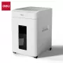Deli ET081 Cross-Cut Paper Shredder, 8 Sheets, 15L, Black