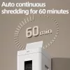 Deli ET081 Cross-Cut Paper Shredder, 8 Sheets, 15L, Black