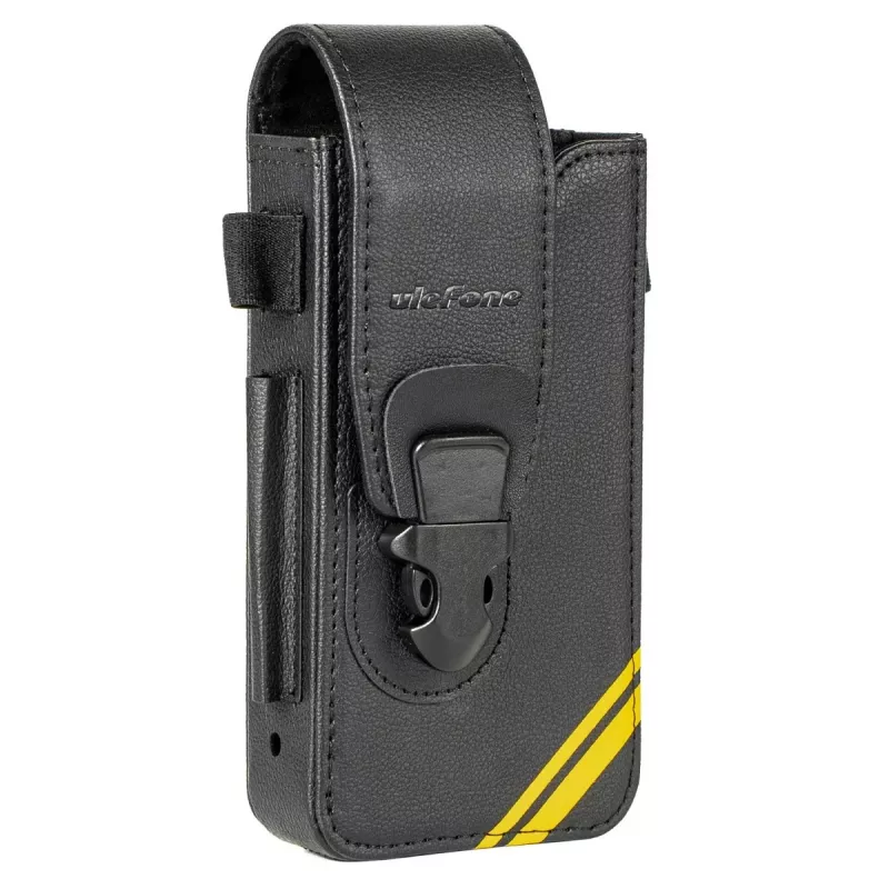 Ulefone Armor 26 Ultra Premium PU Leather Flip Wallet Case with Card Slots and Kickstand - Black
