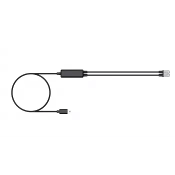 Yealink Telephone Cable (1 Piece) - RJ9 Headset Splitter Cable 25 cm Black