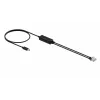 Yealink Telephone Cable (1 Piece) - RJ9 Headset Splitter Cable 25 cm Black