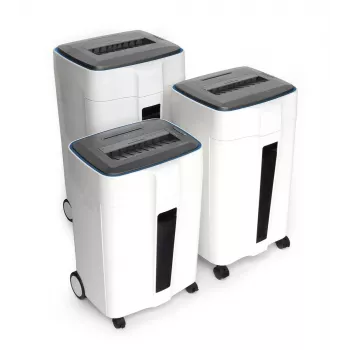 WALLNER Shredder HD-300 C4 Cross-Cut Paper Shredder, 8 Sheets, 15 L, Black