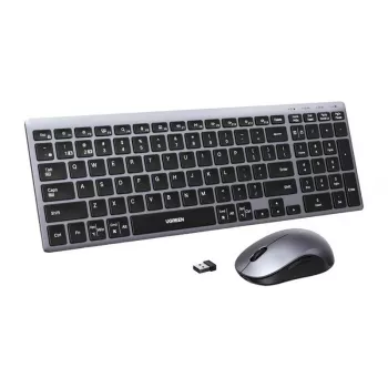 UGREEN MK552 Wireless Keyboard and Mouse Combo Set - Black