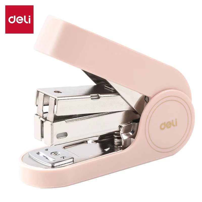Deli Linfini EM390 Pink Stapler up to 25 Sheets