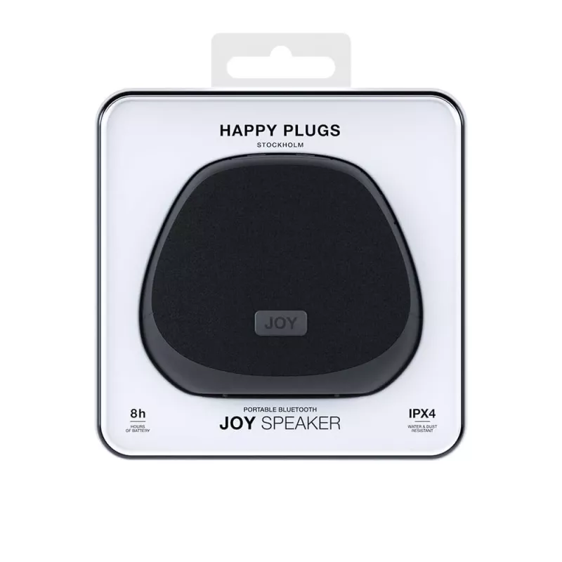 Happy Plugs Joy Speaker - Wireless Bluetooth 5.3, 5W (Black)