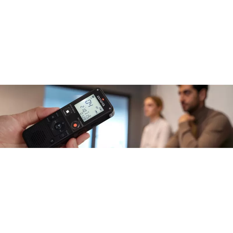 AIWA DVR-A600 Digital Voice Recorder 8GB Black