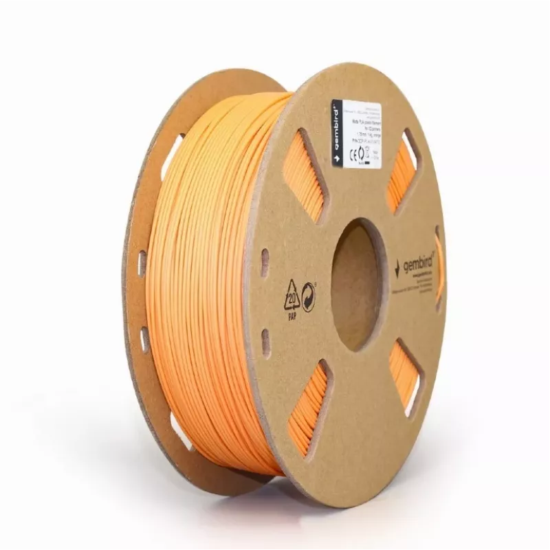 GEMBIRD PLA Filament Matte Orange 1.75mm 1kg
