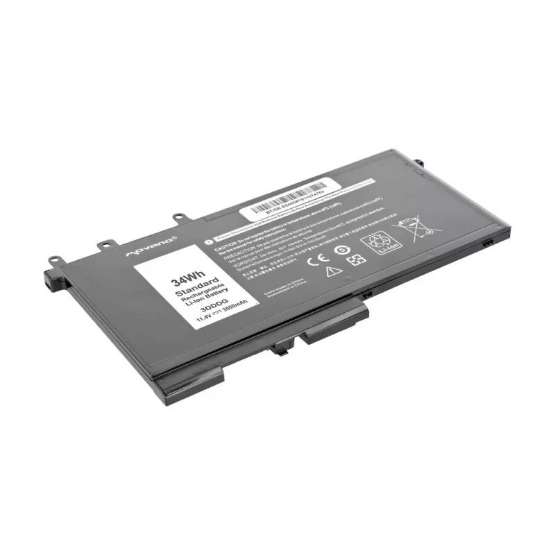 MITSU Battery 3DDDG for Dell Latitude 5280 5480 5495 5580 - 3000 mAh (34 Wh)