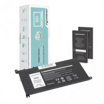 MITSU Battery WDX0R P75F P62F P66F T2JX4 WDXOR for Dell - 3400 mAh (39 Wh)