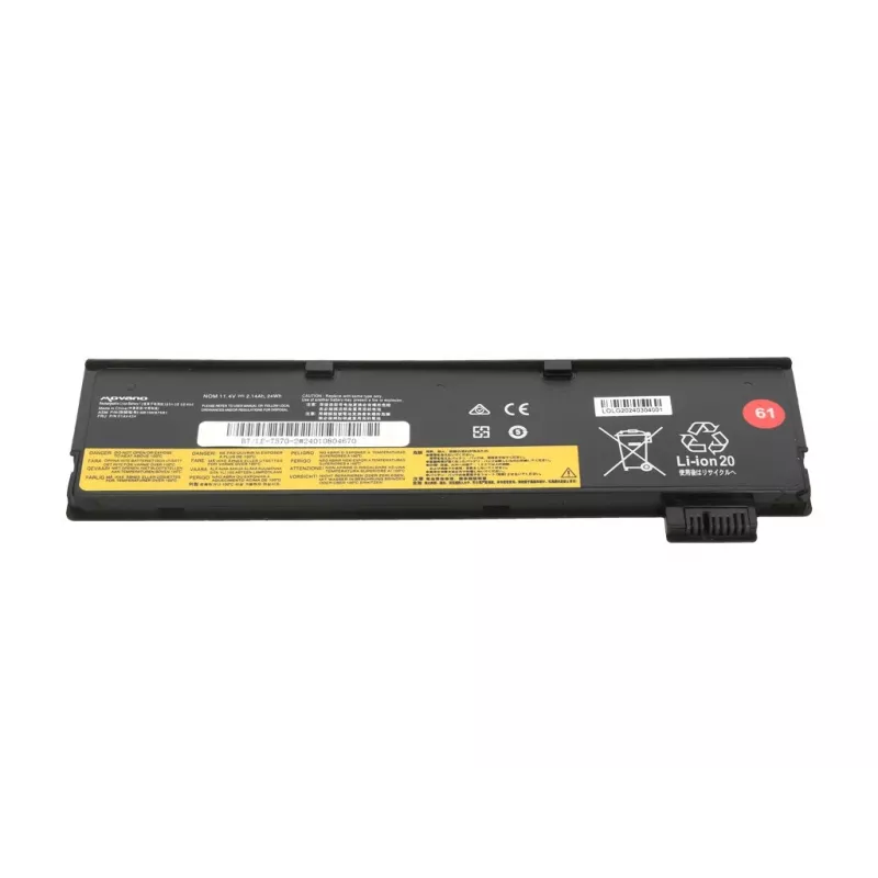 MITSU Battery SB10K97582 for Lenovo ThinkPad T470 T570 - 2140 mAh (24 Wh)