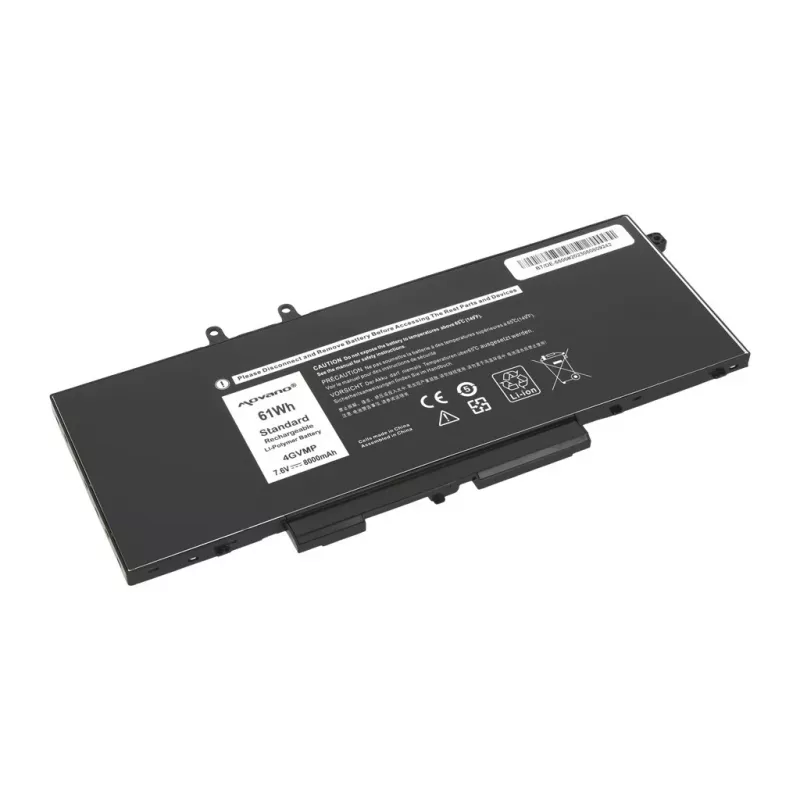 MITSU Battery 4GVMP for Dell Latitude 5400 5500 - 8000 mAh (61 Wh)