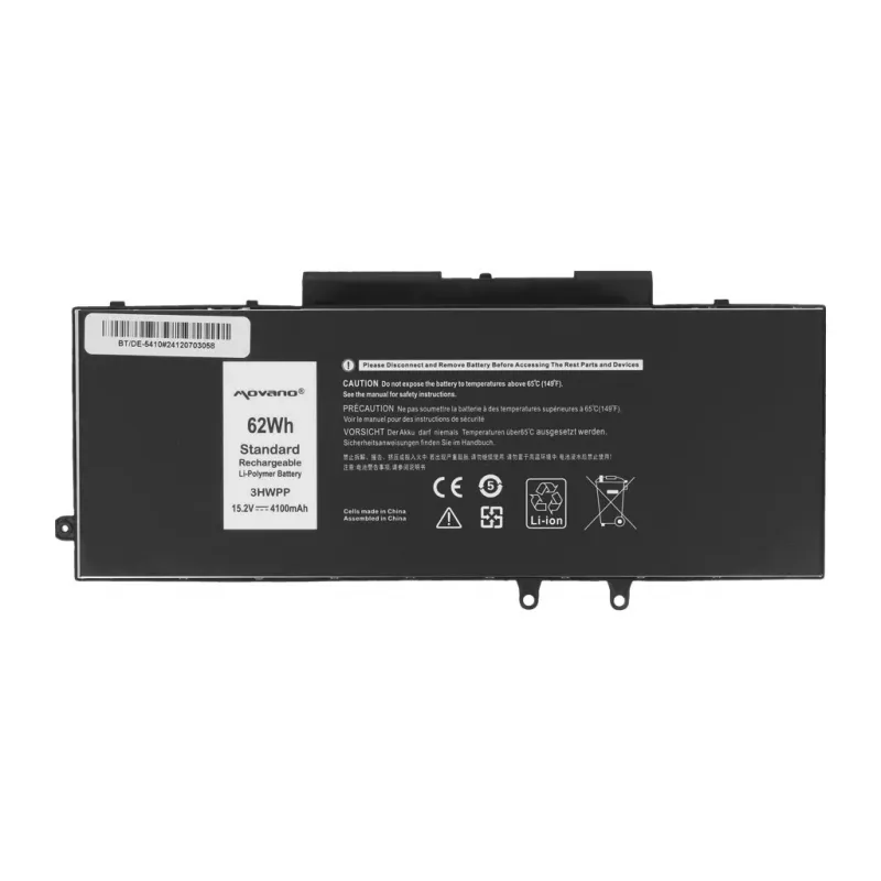 MITSU Battery 3HWPP for Dell Latitude 5401 5410 5501 5510 - 4100 mAh (62 Wh)