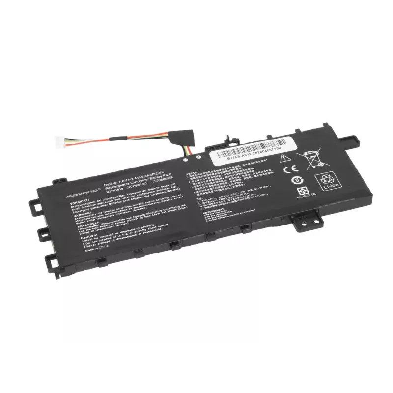 MITSU Battery B21N1818 for Asus Vivobook 15 A512 R512 X512 - 4150 mAh (32 Wh)