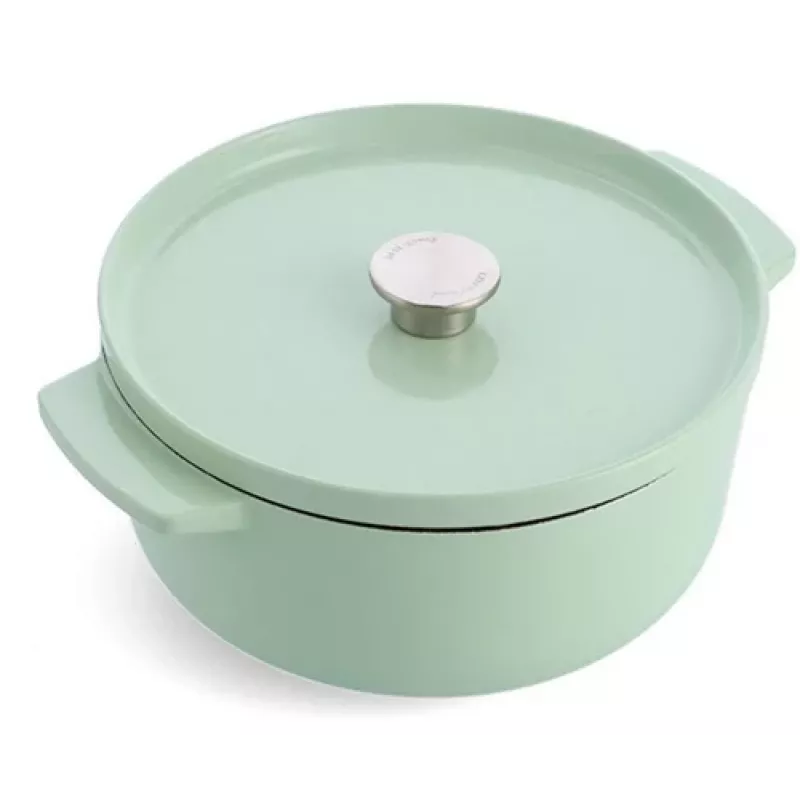 KitchenAid Enameled Cast Iron Dutch Oven 26 cm 6.0 L, Pistachio