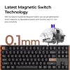 Keychron K8H-F1 75% Magnetic Wood Black Gaming Keyboard
