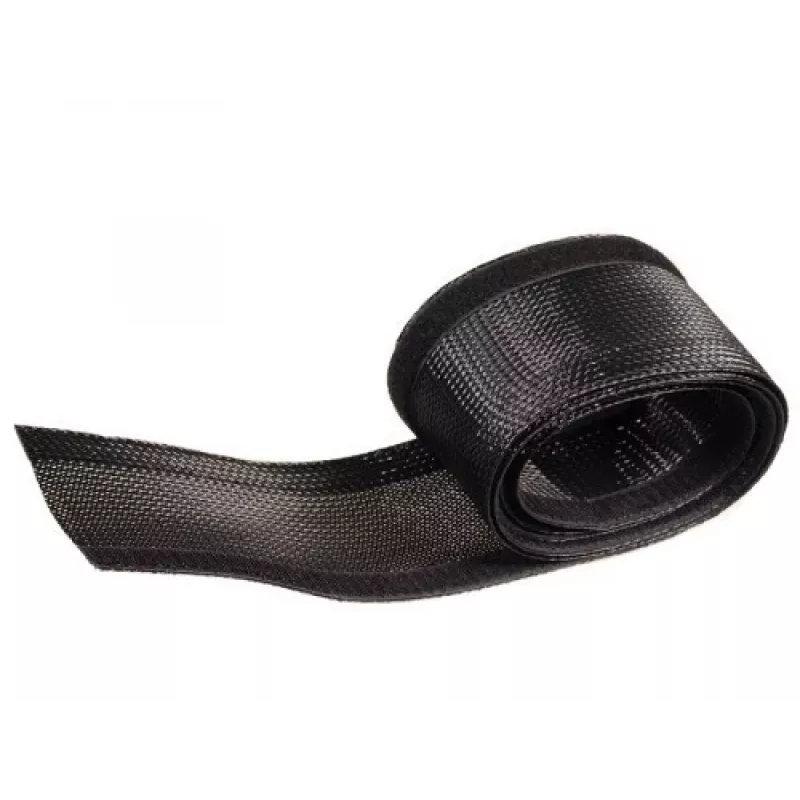 MACLEAN Cable Wire Organiser 1.8m 85mm MCTV-675 Black
