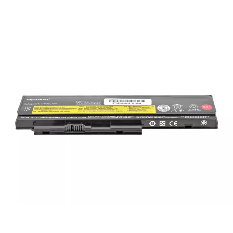 MOVANO Battery 42T4865 for Lenovo X220 X220i X220s X220T - 4400 mAh (48 Wh)