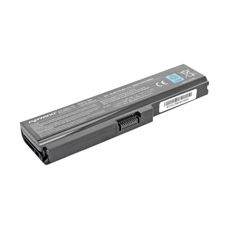 MOVANO Battery PA3818U-1BRS for Toshiba L700 L730 L750 - 4400 mAh (48 Wh)