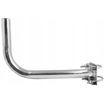 ROBSON Balcony Rail Antenna Mount L500B (50 cm) - Galvanized Steel, Universal 38mm Clamp
