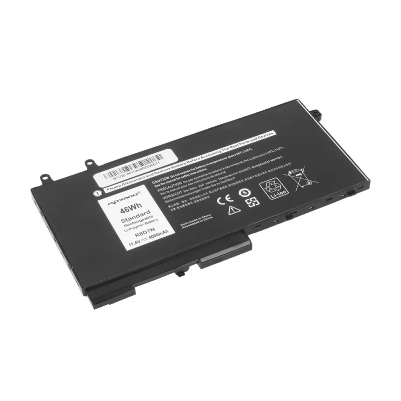MITSU Battery R8D7N for Dell Latitude 5410 5411 5500 Precision 3541 3550 - 4000 mAh (46 Wh)