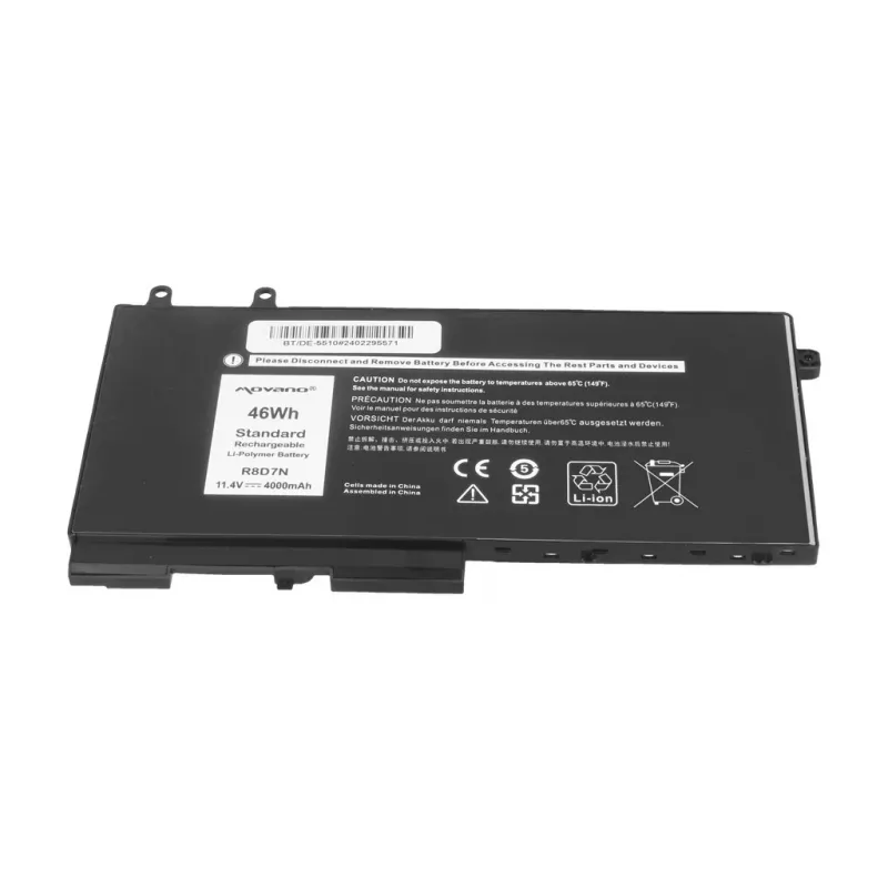 MITSU Battery R8D7N for Dell Latitude 5410 5411 5500 Precision 3541 3550 - 4000 mAh (46 Wh)