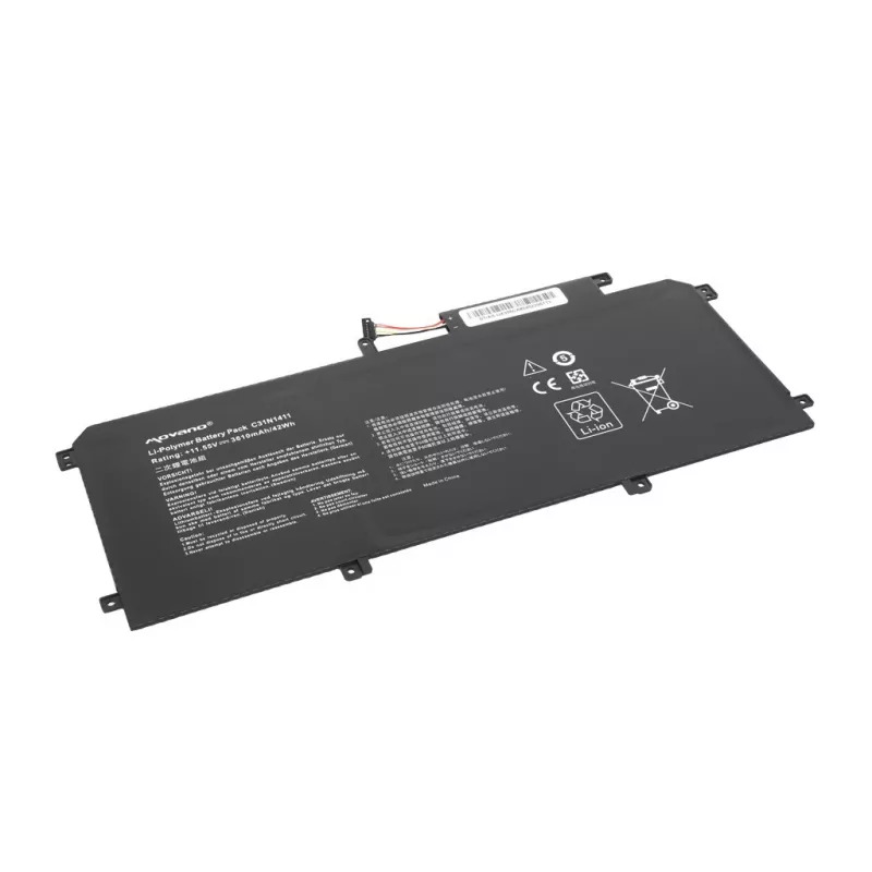 MOVANO Battery C31N1411 for Asus Zenbook UX305 U305F U305FA UX305CA UX305FA - 3610 mAh (42 Wh)