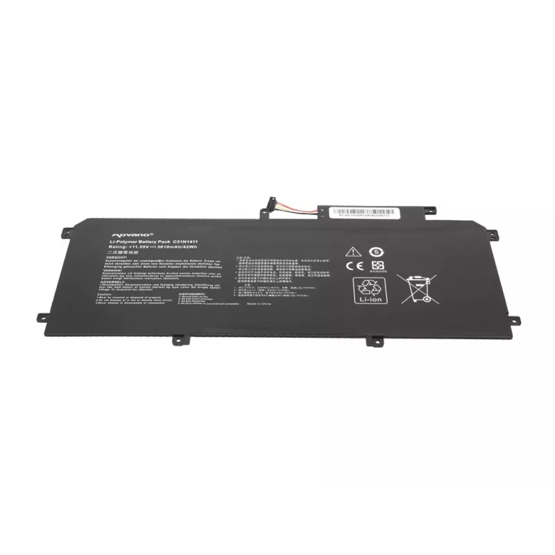 MOVANO Battery C31N1411 for Asus Zenbook UX305 U305F U305FA UX305CA UX305FA - 3610 mAh (42 Wh)
