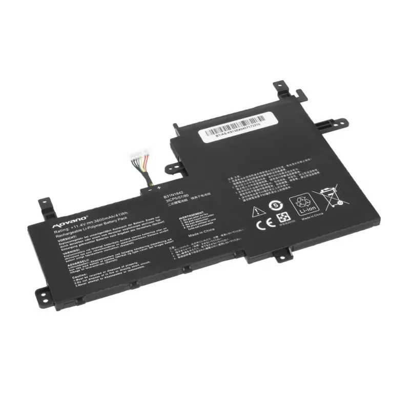 MITSU Battery B31N1842 for Asus Vivobook K513E M513I S513E V531FA X531F - 3600 mAh (41 Wh)