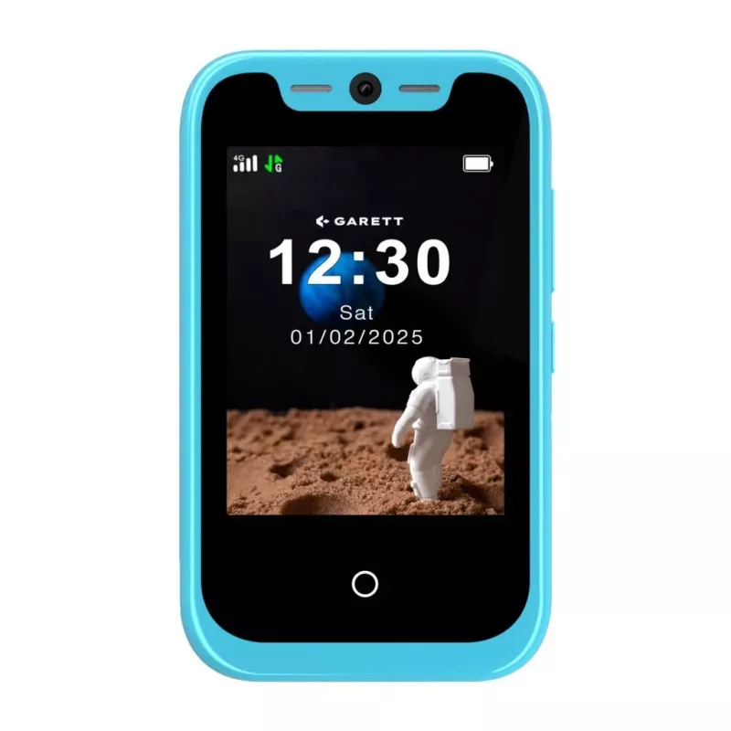 Garett OneKid Phone Niebieski - Kids Smartwatch with GPS, SOS, IP67, Blue